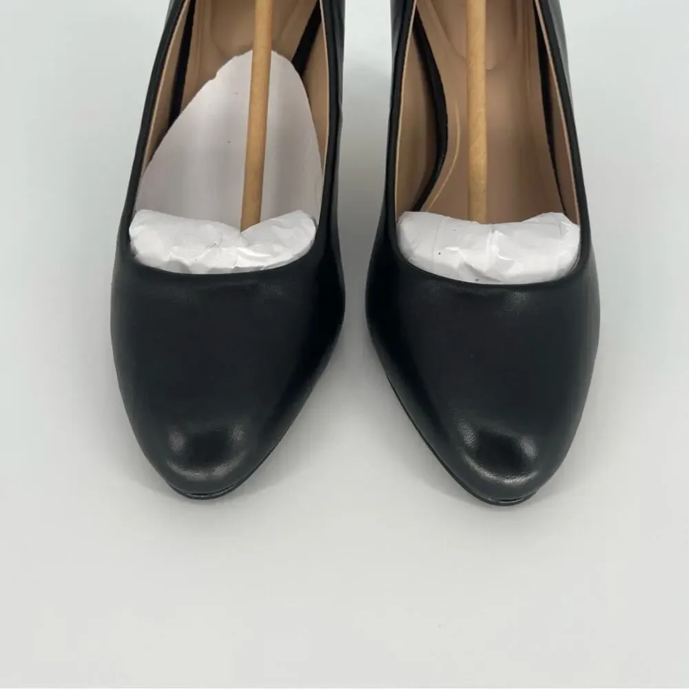 Giani Bernini Verronica Almond Toe Pump heels black beauty - 7